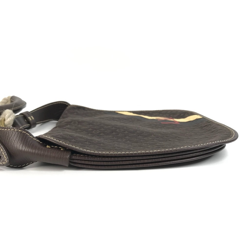 LOUIS VUITTON Shoulder Bag M40021 Monogram Mini-LinCanvas Brown Monogram mini run Aman