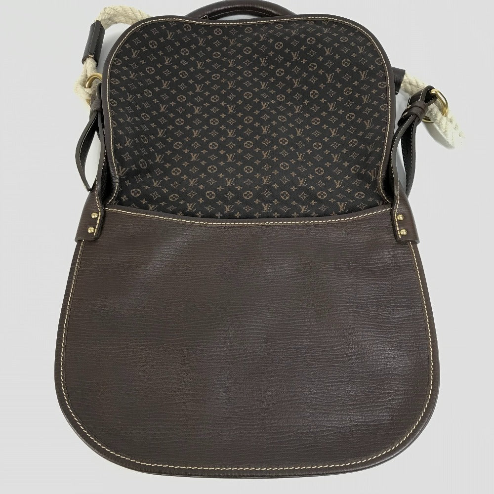 LOUIS VUITTON Shoulder Bag M40021 Monogram Mini-LinCanvas Brown Monogram mini run Aman