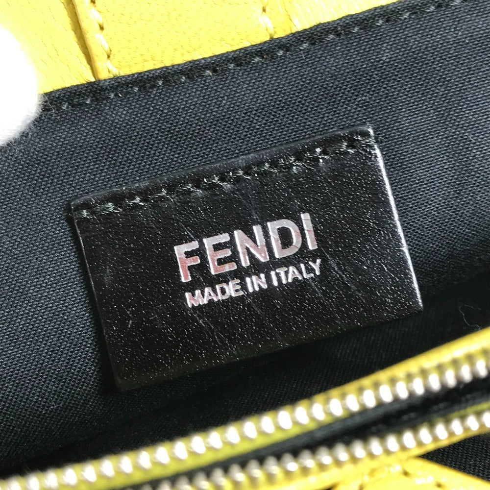 FENDI Handbag 8BH253 Denim, Leather blue Petit Twojours Petit Twojours