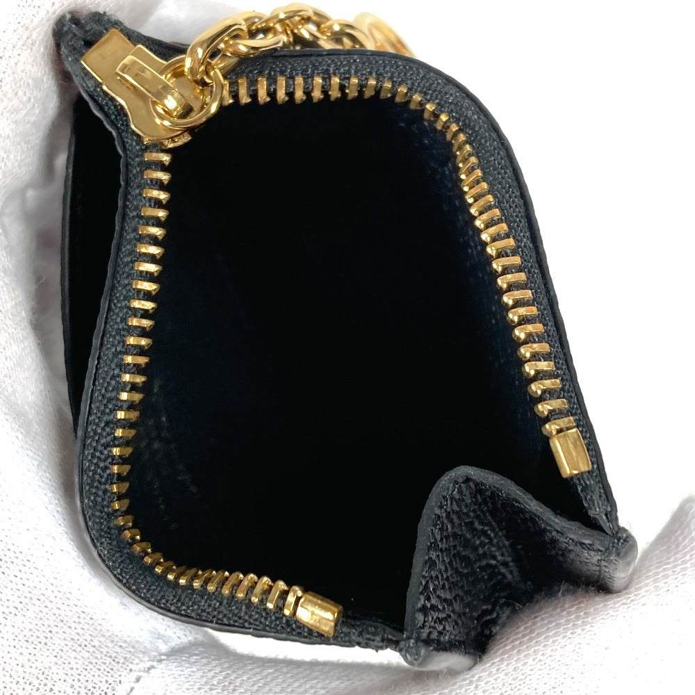 LOUIS VUITTON Coin case M82639 Monogram Ann Platt Leather black Monogram Ann Platt Porto Cult Flora Card Case
