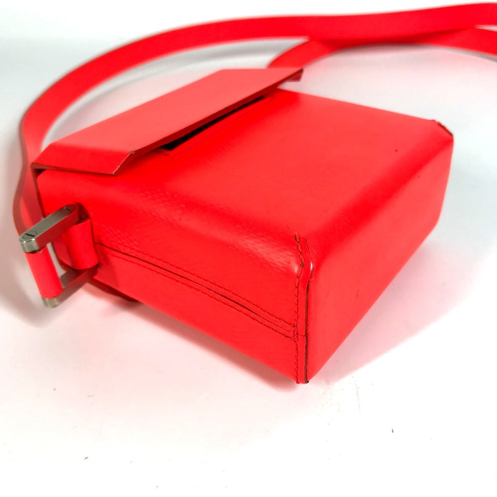 LOUIS VUITTON Shoulder Bag M92160 damier glacé leather Red type Damie Grasset Marty