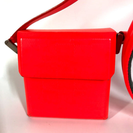 LOUIS VUITTON Shoulder Bag M92160 damier glacé leather Red type Damie Grasset Marty