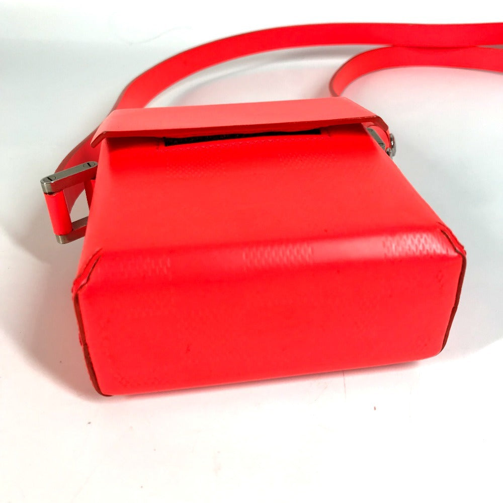 LOUIS VUITTON Shoulder Bag M92160 damier glacé leather Red type Damie Grasset Marty