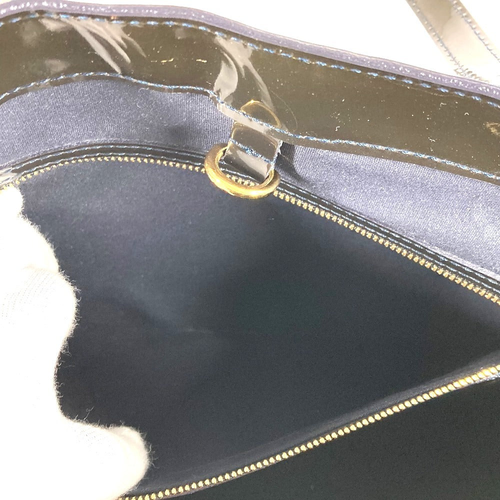 LOUIS VUITTON Shoulder Bag M91439 Monogram Vernis Navy Monogram Vernis Wilshire MM Wilshire MM
