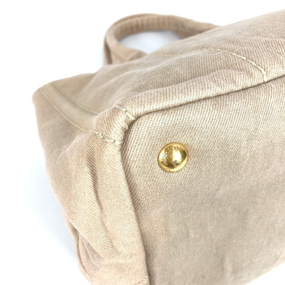 PRADA Handbag B1877B canvas beige Canapa