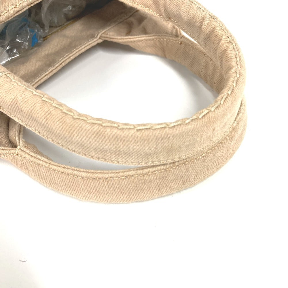 PRADA Handbag B1877B canvas beige Canapa