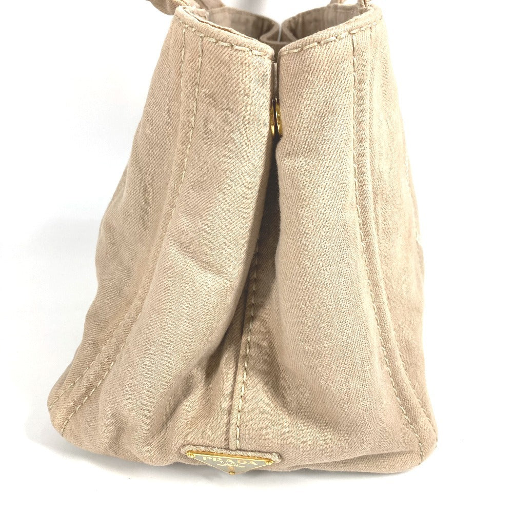 PRADA Handbag B1877B canvas beige Canapa