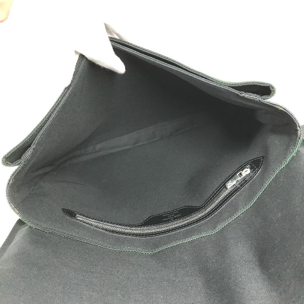 LOUIS VUITTON Shoulder Bag M30882 Nylon canvas, Taiga leather khaki Taiga Saratov GM Saratov GM