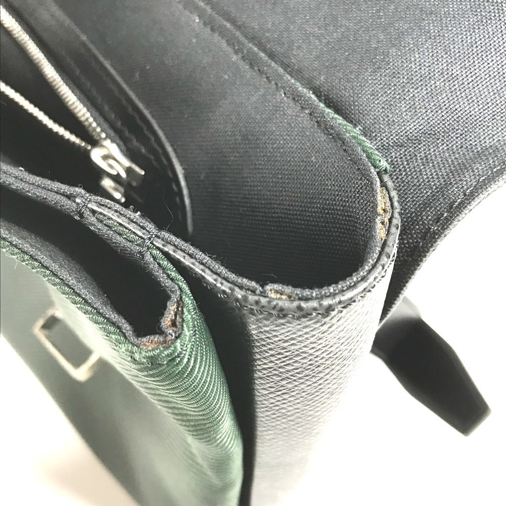 LOUIS VUITTON Shoulder Bag M30882 Nylon canvas, Taiga leather khaki Taiga Saratov GM Saratov GM