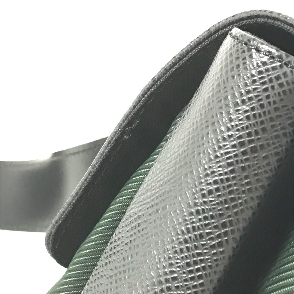 LOUIS VUITTON Shoulder Bag M30882 Nylon canvas, Taiga leather khaki Taiga Saratov GM Saratov GM