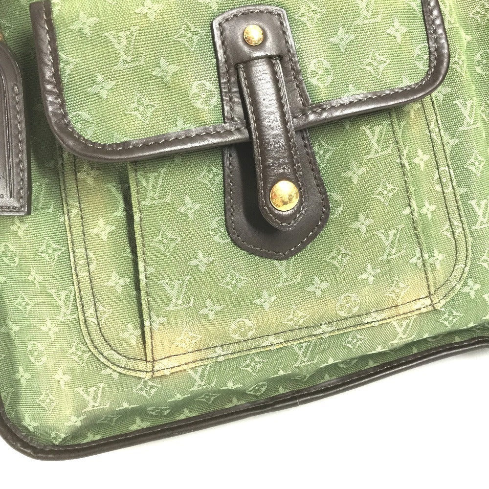 LOUIS VUITTON Shoulder Bag M92322 Monogram mini canvas Green type Monogram mini Besace Mary Kate
