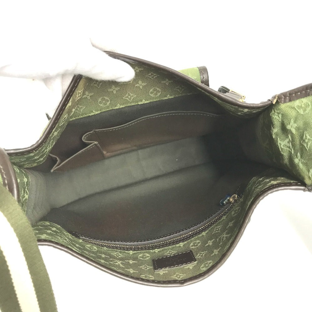 LOUIS VUITTON Shoulder Bag M92322 Monogram mini canvas Green type Monogram mini Besace Mary Kate