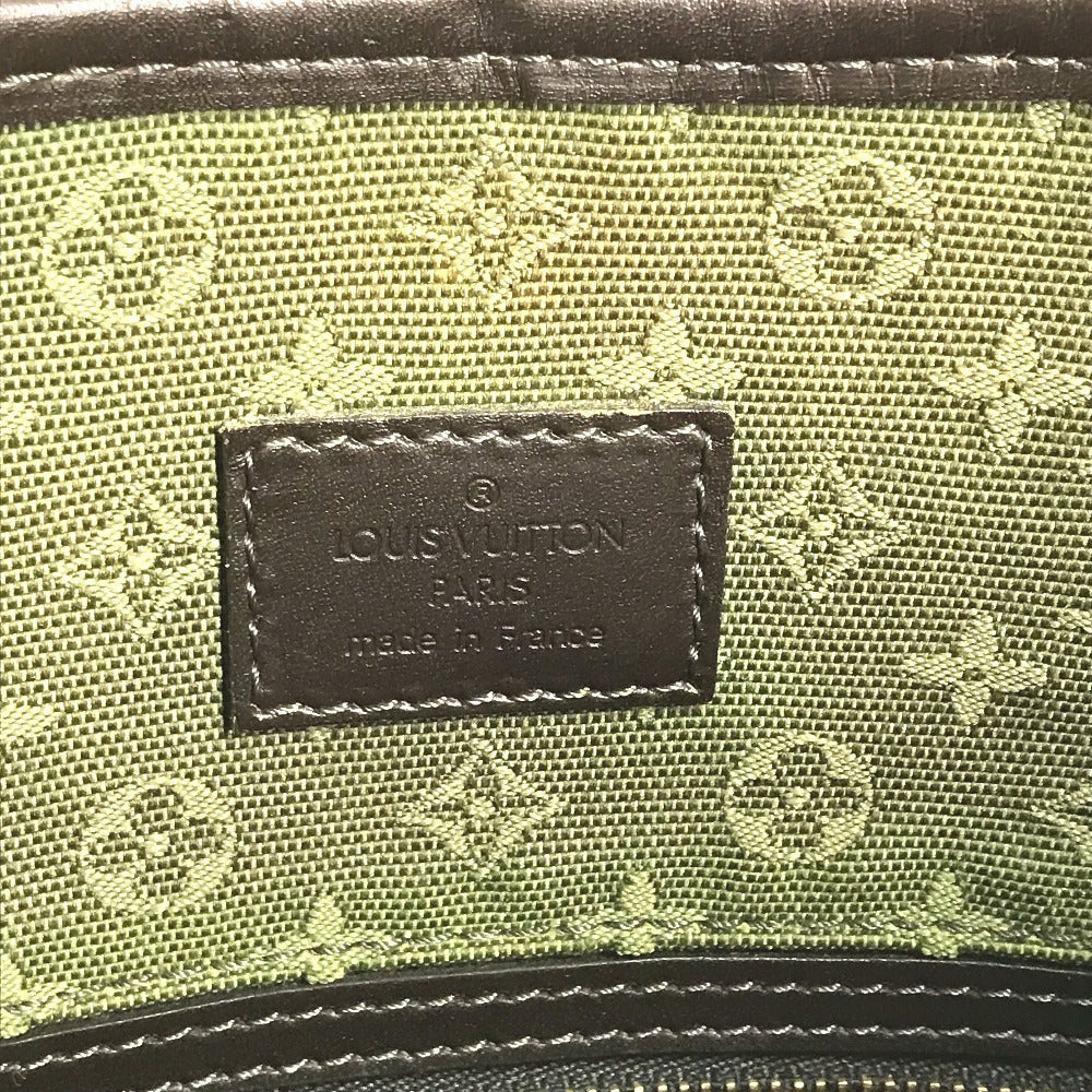 LOUIS VUITTON Shoulder Bag M92322 Monogram mini canvas Green type Monogram mini Besace Mary Kate