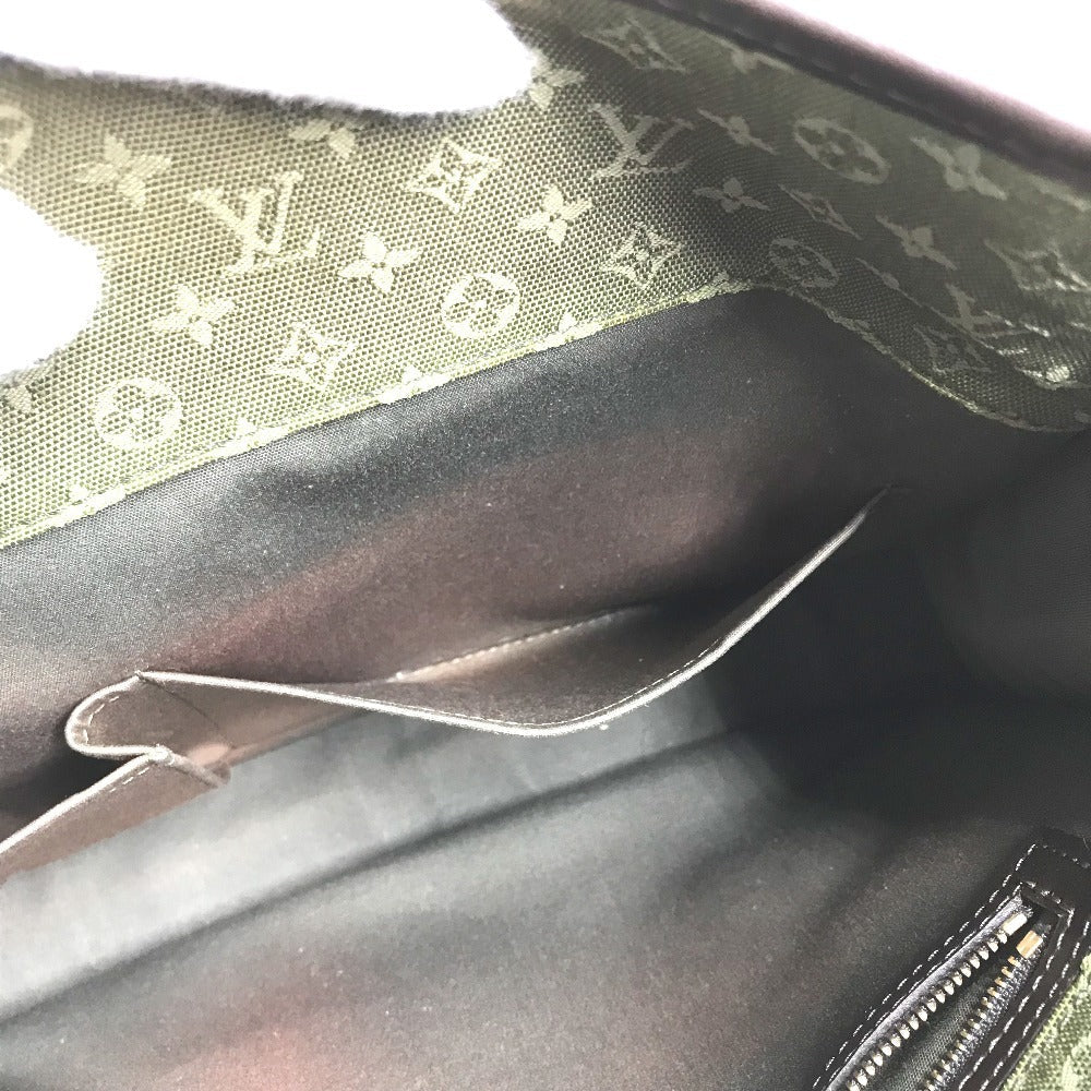 LOUIS VUITTON Shoulder Bag M92322 Monogram mini canvas Green type Monogram mini Besace Mary Kate