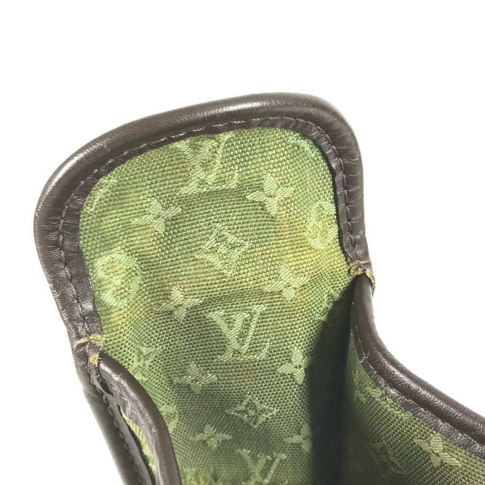 LOUIS VUITTON Shoulder Bag M92322 Monogram mini canvas Green type Monogram mini Besace Mary Kate