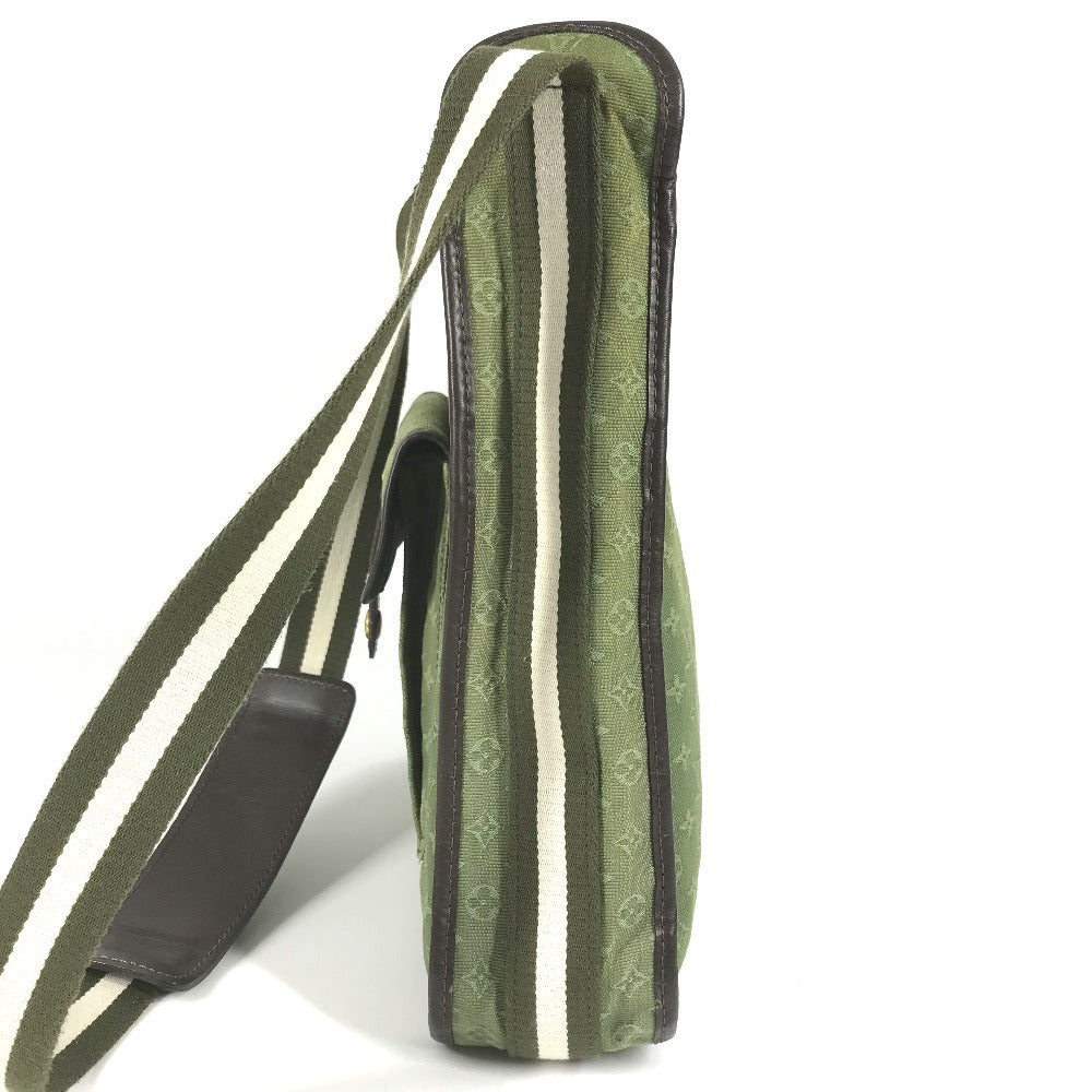 LOUIS VUITTON Shoulder Bag M92322 Monogram mini canvas Green type Monogram mini Besace Mary Kate