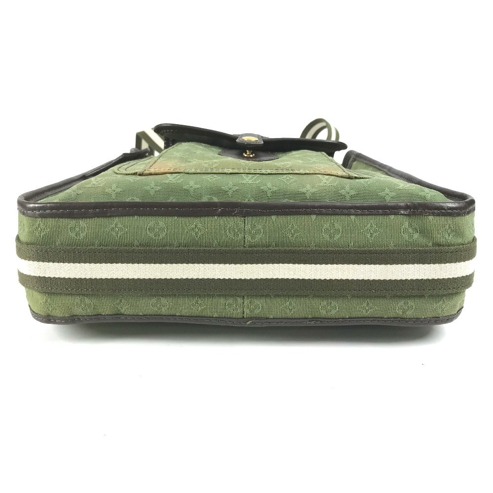 LOUIS VUITTON Shoulder Bag M92322 Monogram mini canvas Green type Monogram mini Besace Mary Kate