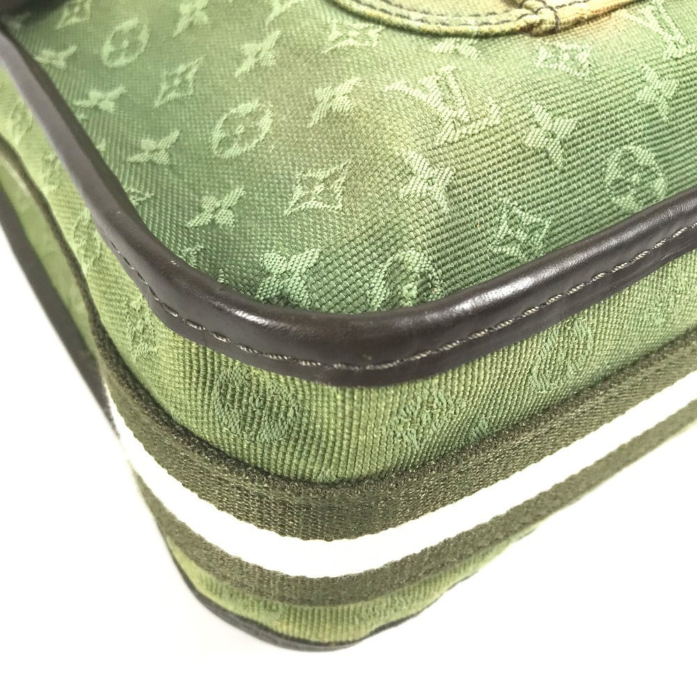 LOUIS VUITTON Shoulder Bag M92322 Monogram mini canvas Green type Monogram mini Besace Mary Kate
