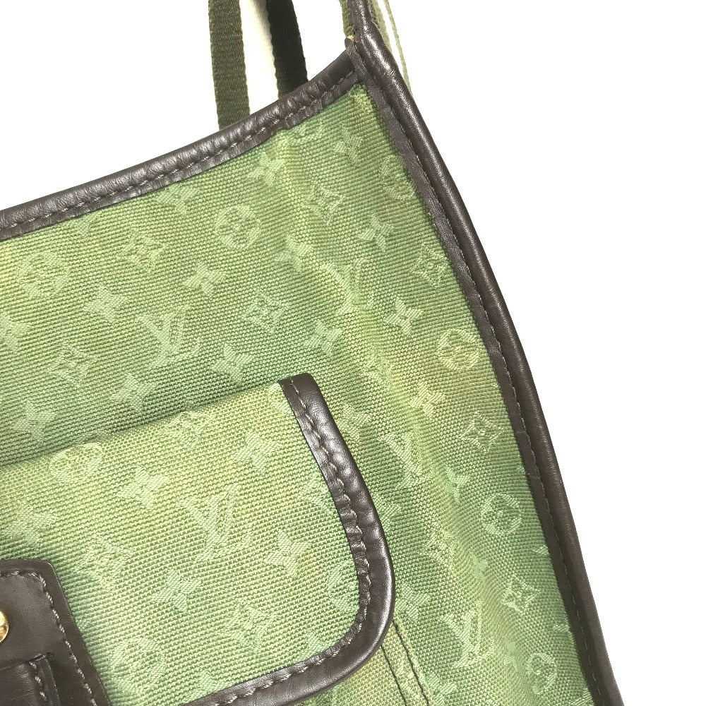 LOUIS VUITTON Shoulder Bag M92322 Monogram mini canvas Green type Monogram mini Besace Mary Kate