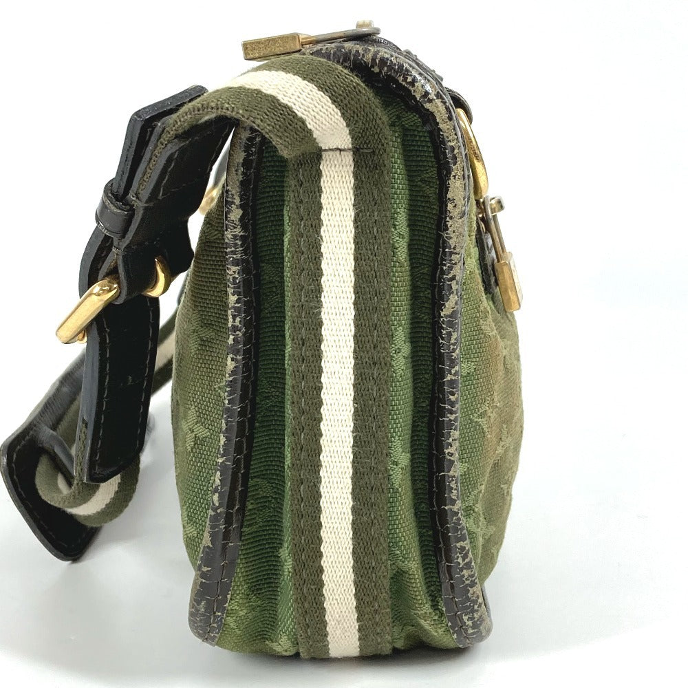 LOUIS VUITTON Shoulder Bag M92332 Monogram mini canvas khaki Monogram mini Catrain