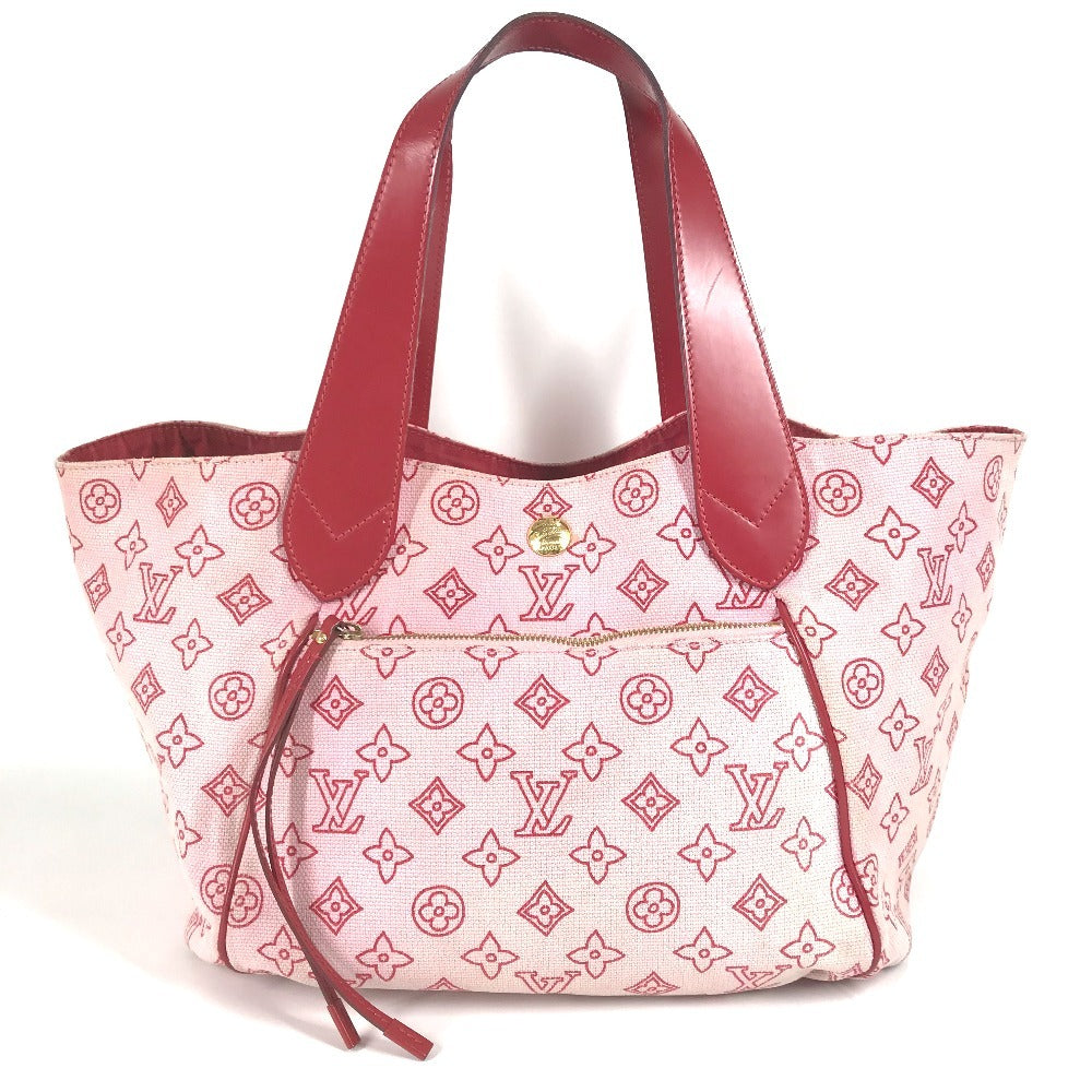 LOUIS VUITTON Shoulder Bag M95984 Leather / canvas pink Beach Line Monogram Cabas Ipanema PM Cabas Ipanema PM