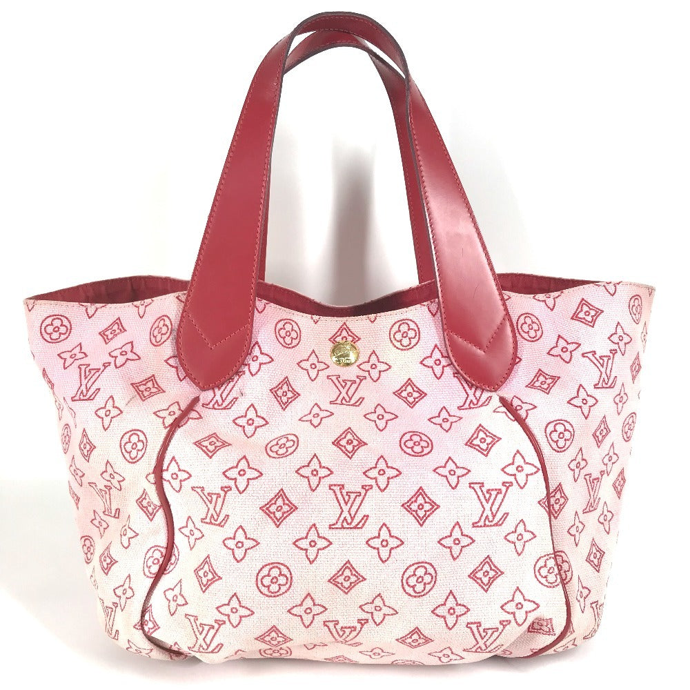 LOUIS VUITTON Shoulder Bag M95984 Leather / canvas pink Beach Line Monogram Cabas Ipanema PM Cabas Ipanema PM