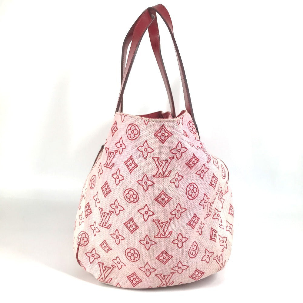 LOUIS VUITTON Shoulder Bag M95984 Leather / canvas pink Beach Line Monogram Cabas Ipanema PM Cabas Ipanema PM