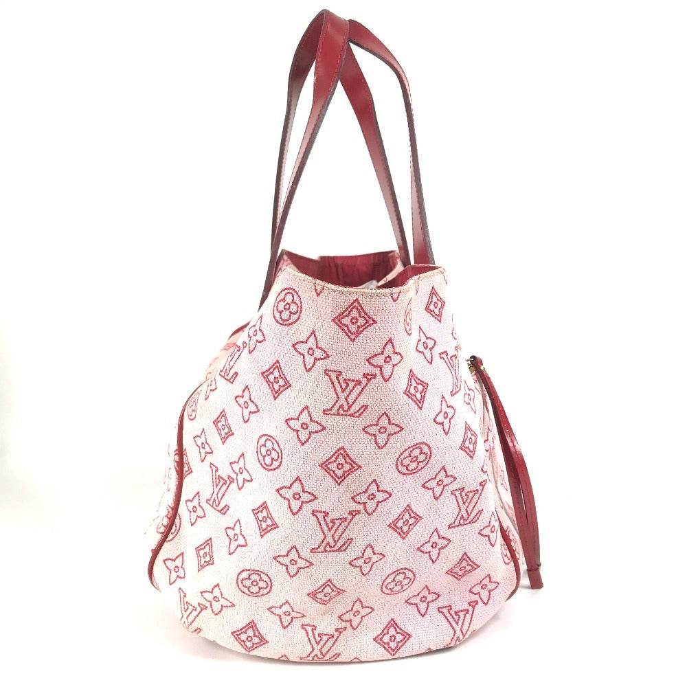 LOUIS VUITTON Shoulder Bag M95984 Leather / canvas pink Beach Line Monogram Cabas Ipanema PM Cabas Ipanema PM