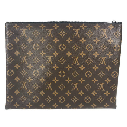 LOUIS VUITTON Clutch bag M44484 Monogram canvas Brown Monogram Solar Powered Ray Pochette A4