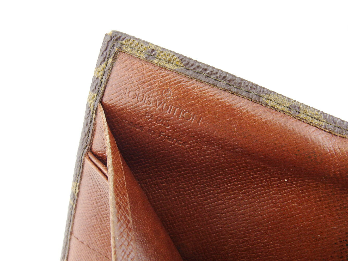 LOUIS VUITTON Bifold Wallet M61660 Brown beige gold Portonebi (old type)