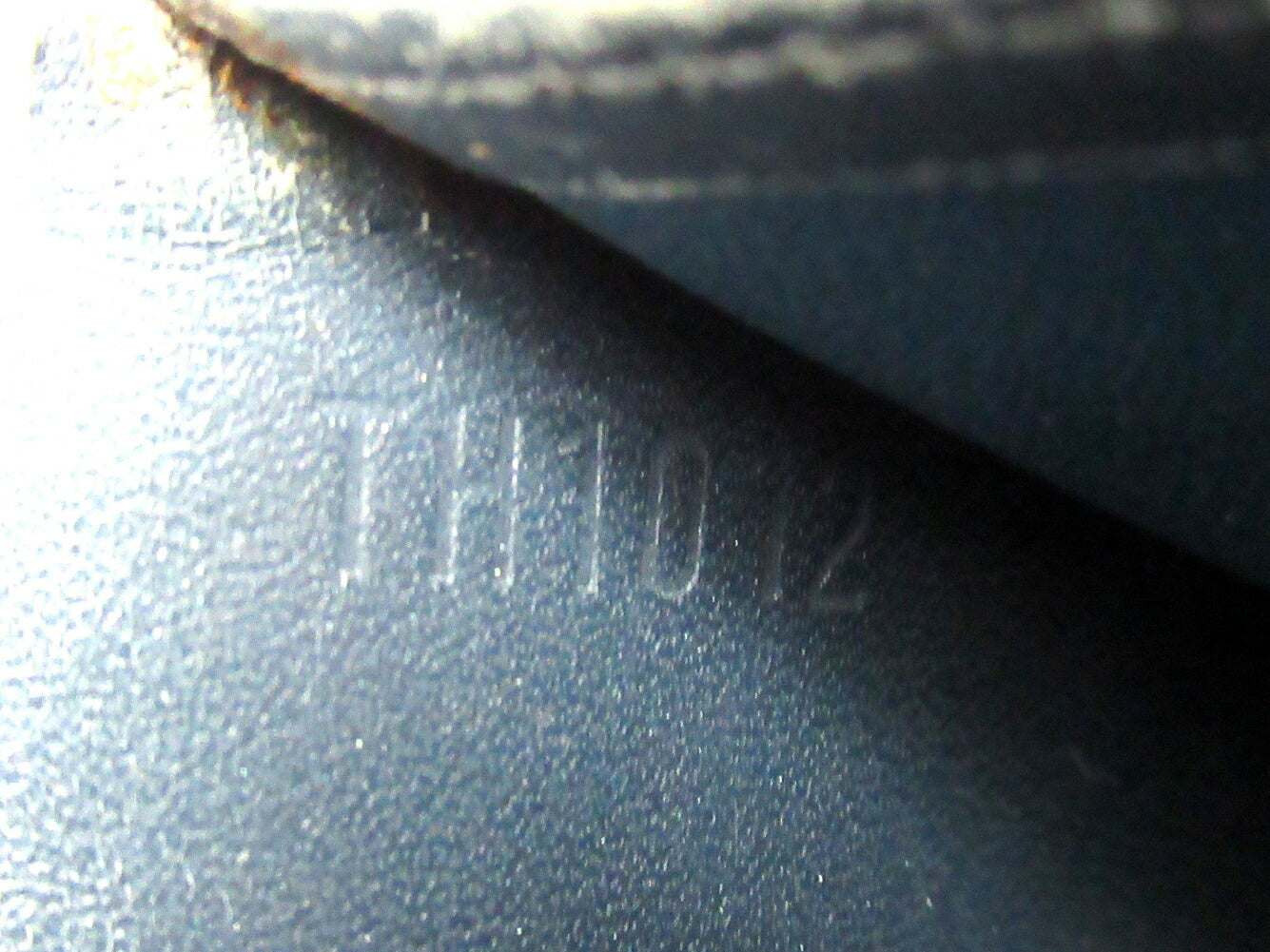 LOUIS VUITTON Long Wallet Purse M65105 blue Porte Tresor