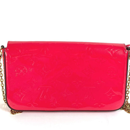 LOUIS VUITTON Long Wallet Purse M61787 Monogram Vernis pink Monogram Vernis Pochette Felice