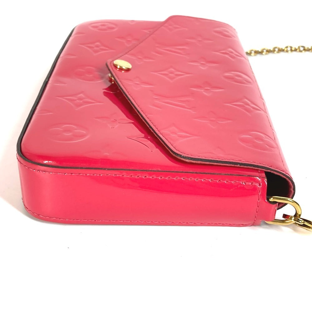 LOUIS VUITTON Long Wallet Purse M61787 Monogram Vernis pink Monogram Vernis Pochette Felice
