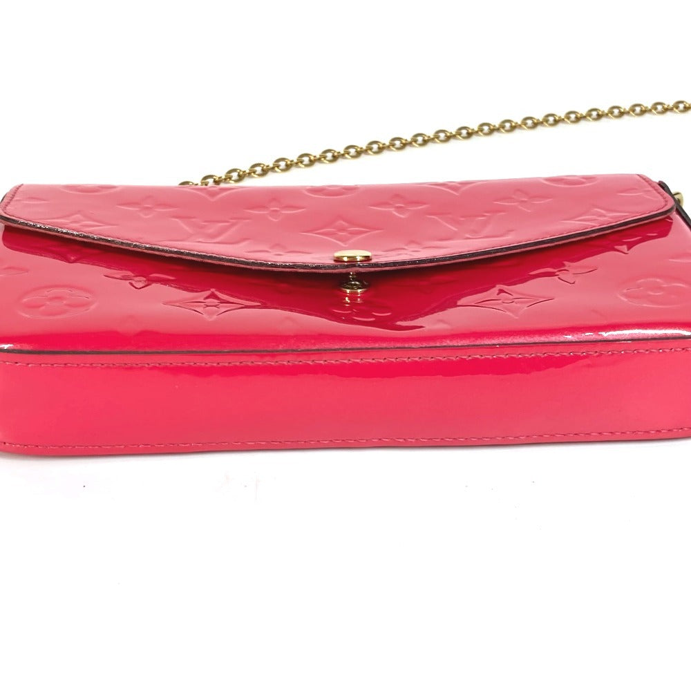 LOUIS VUITTON Long Wallet Purse M61787 Monogram Vernis pink Monogram Vernis Pochette Felice