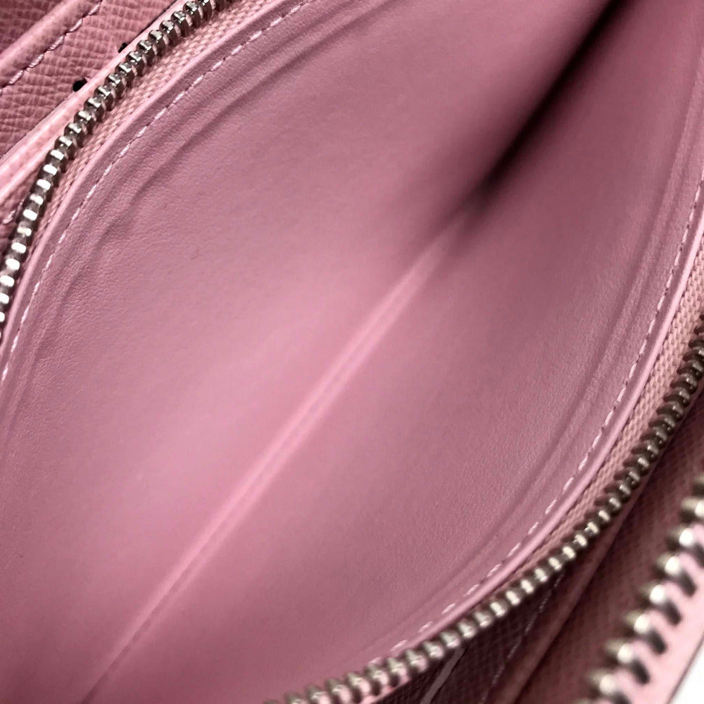 LOUIS VUITTON Long Wallet Purse M41740 Epi Leather pink Epi Zippy wallet