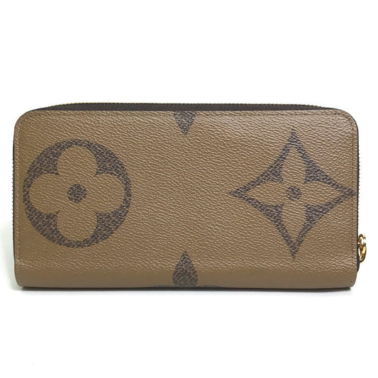 LOUIS VUITTON Long Wallet Purse M69353 Monogram giant canvas Brown type Monogram giant reverse Wallet Women Used Authentic