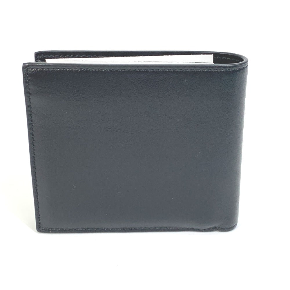 CELINE Folded wallet 10C873DME leather black logo Bi-fold wallet Women(Unisex) Used Authentic