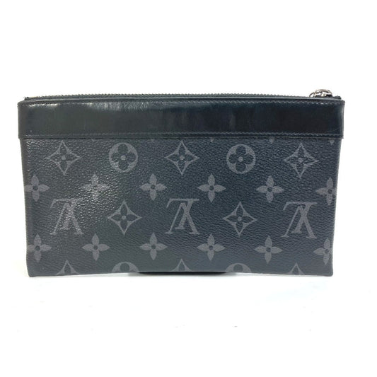 LOUIS VUITTON Pouch M44323 Monogram Eclipse Canvas black Monogram Eclipse Pochette Discovery PM mens Used Authentic
