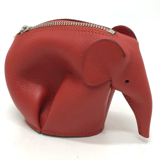 LOEWE Shoulder Bag leather pink animal collection mini Women Used Authentic