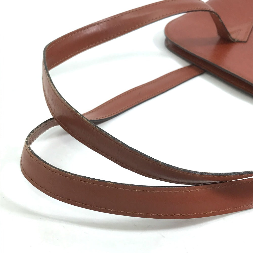 LOUIS VUITTON Shoulder Bag M52283 Epi Leather Brown Epi Ryu Sac Women Secondhand Authentic