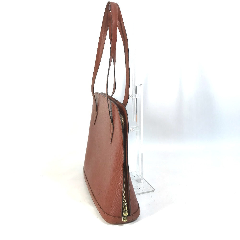 LOUIS VUITTON Shoulder Bag M52283 Epi Leather Brown Epi Ryu Sac Women Secondhand Authentic