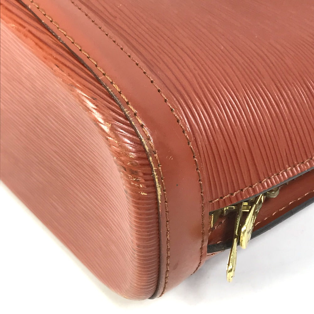 LOUIS VUITTON Shoulder Bag M52283 Epi Leather Brown Epi Ryu Sac Women Secondhand Authentic