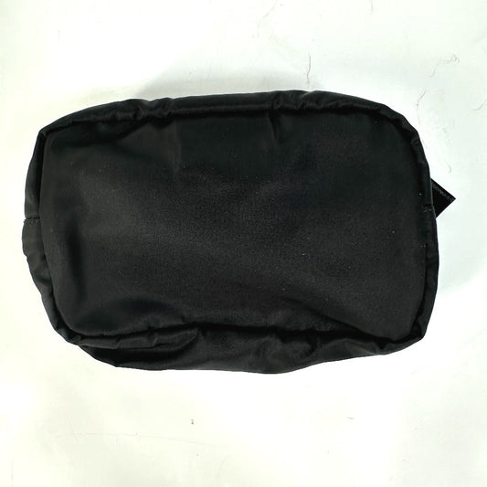 PRADA Pouch NM340X Nylon black Triangle logo plate Women Used Authentic