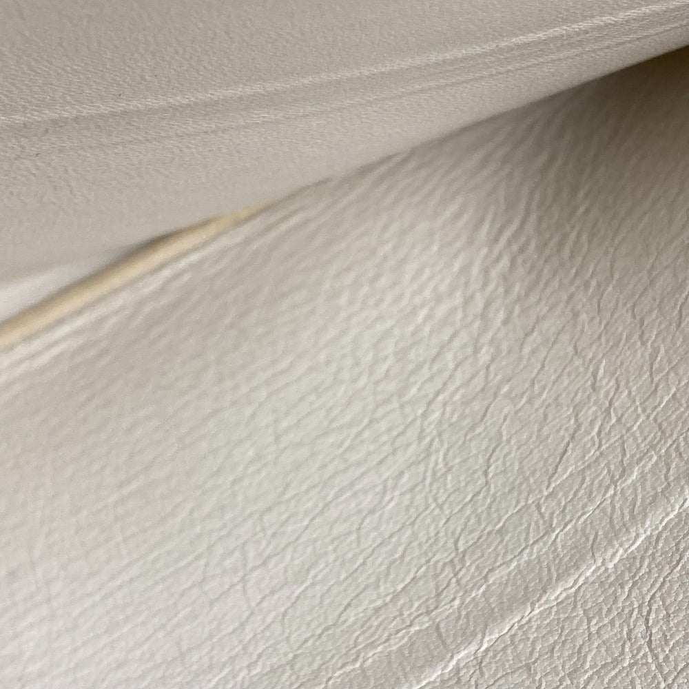 CELINE Clutch bag leather White x yellow By color Women Used Authentic