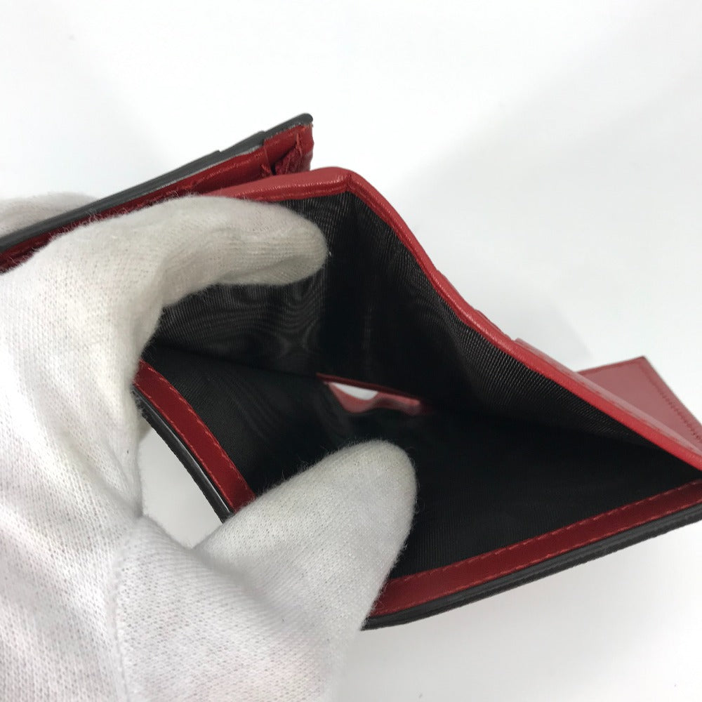 GUCCI Folded wallet 506277 GG Supreme Canvas Beige x pink GG Supreme BOSCO BOSCO applique dog Women Used Authentic