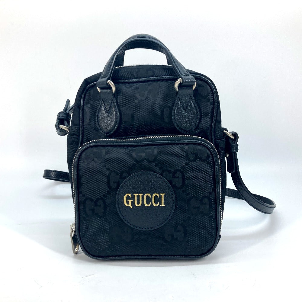GUCCI Shoulder Bag 625850 Nylon black 2WAY handbag OFF THE GRID OFF THE GRID mens Used Authentic
