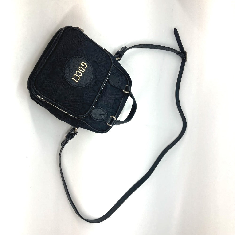 GUCCI Shoulder Bag 625850 Nylon black 2WAY handbag OFF THE GRID OFF THE GRID mens Used Authentic
