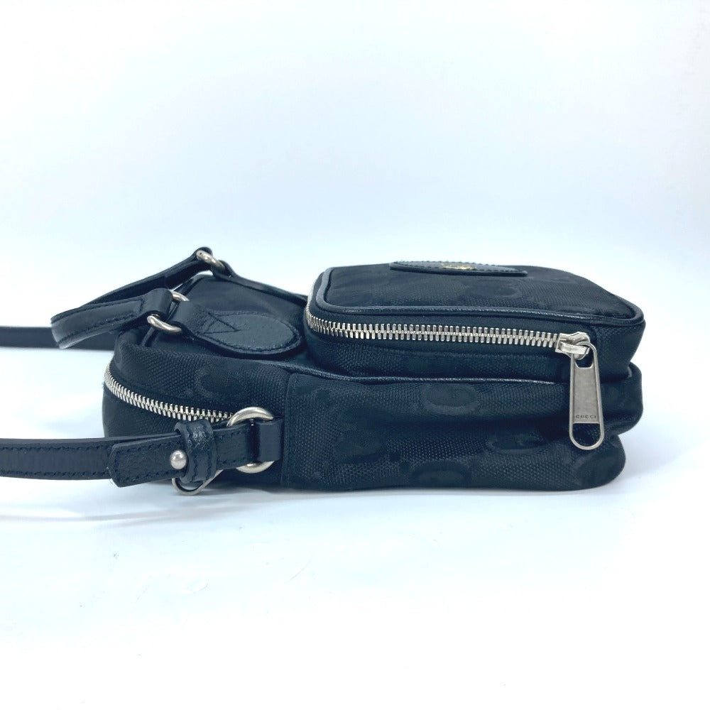 GUCCI Shoulder Bag 625850 Nylon black 2WAY handbag OFF THE GRID OFF THE GRID mens Used Authentic