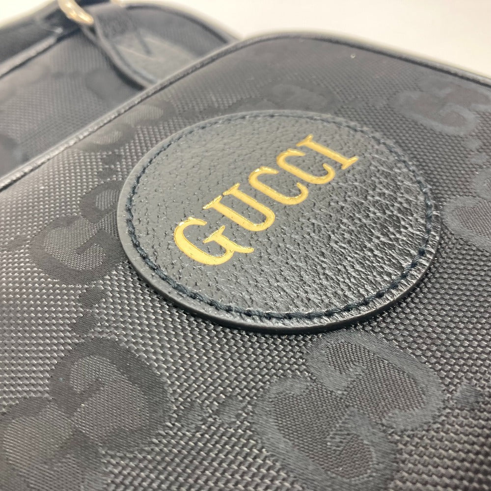 GUCCI Shoulder Bag 625850 Nylon black 2WAY handbag OFF THE GRID OFF THE GRID mens Used Authentic