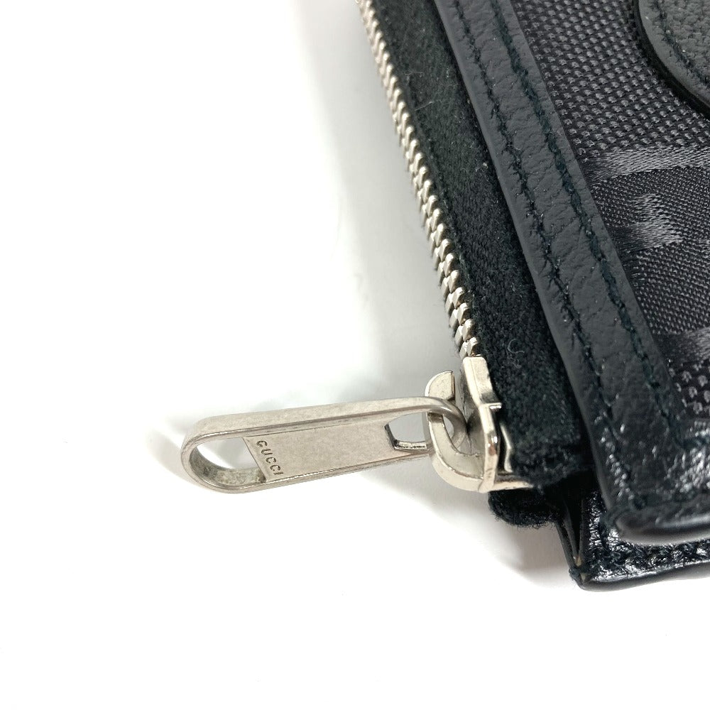 GUCCI Coin case 657587 Nylon black Wallet Coin Pocket OFF THE GRID OFF THE GRID mens Used Authentic